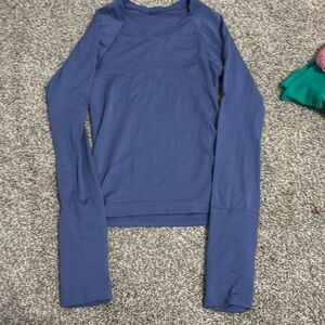 lululemon long sleeve blue swiftly tech
